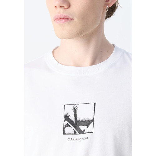 Calvin Klein Ανδρική κοντομάνικη μπλούζα Grid Box Tee